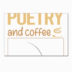 Poetry T-shirtif It Involves Coffee Poetry Poem Poet T-shirt Postcards 5  X 7  (pkg Of 10) by EnriqueJohnson