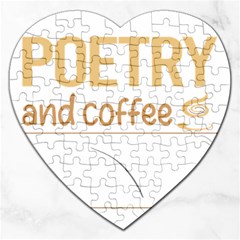 Poetry T-shirtif It Involves Coffee Poetry Poem Poet T-shirt Jigsaw Puzzle (heart) by EnriqueJohnson