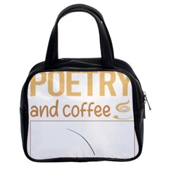 Poetry T-shirtif It Involves Coffee Poetry Poem Poet T-shirt Classic Handbag (two Sides) by EnriqueJohnson