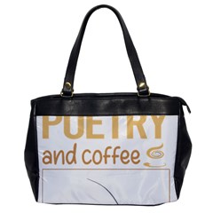 Poetry T-shirtif It Involves Coffee Poetry Poem Poet T-shirt Oversize Office Handbag by EnriqueJohnson