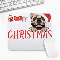 French Bulldog T- Shirt French Bulldog Merry Christmas T- Shirt (2) Large Mousepad by ZUXUMI