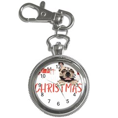 French Bulldog T- Shirt French Bulldog Merry Christmas T- Shirt (2) Key Chain Watches by ZUXUMI