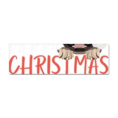 French Bulldog T- Shirt French Bulldog Merry Christmas T- Shirt (2) Sticker Bumper (10 Pack) by ZUXUMI