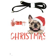 French Bulldog T- Shirt French Bulldog Merry Christmas T- Shirt (2) Shoulder Sling Bag