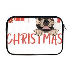 French Bulldog T- Shirt French Bulldog Merry Christmas T- Shirt (2) Apple Macbook Pro 17  Zipper Case by ZUXUMI