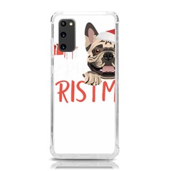 French Bulldog T- Shirt French Bulldog Merry Christmas T- Shirt (2) Samsung Galaxy S20 6 2 Inch Tpu Uv Case by ZUXUMI