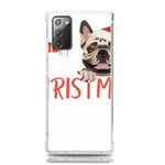 French Bulldog T- Shirt French Bulldog Merry Christmas T- Shirt (2) Samsung Galaxy Note 20 TPU UV Case Front