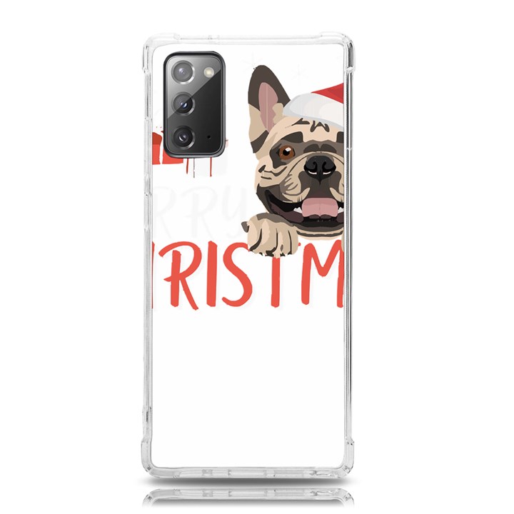 French Bulldog T- Shirt French Bulldog Merry Christmas T- Shirt (2) Samsung Galaxy Note 20 TPU UV Case