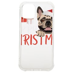 French Bulldog T- Shirt French Bulldog Merry Christmas T- Shirt (2) Iphone 12 Mini Tpu Uv Print Case	 by ZUXUMI