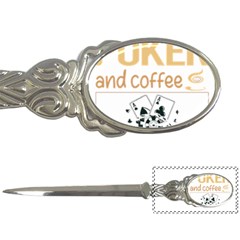 Poker T-shirtif It Involves Coffee Poker T-shirt Letter Opener by EnriqueJohnson