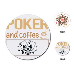 Poker T-shirtif It Involves Coffee Poker T-shirt Playing Cards Single Design (round) by EnriqueJohnson