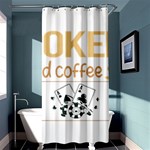 Poker T-shirtif It Involves Coffee Poker T-shirt Shower Curtain 36  x 72  (Stall)  Curtain(36 X72 )