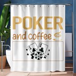 Poker T-shirtif It Involves Coffee Poker T-shirt Shower Curtain 60  x 72  (Medium)  60 x72  Curtain