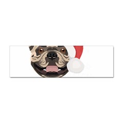 French Bulldog T- Shirt French Bulldog Merry Christmas T- Shirt Sticker Bumper (10 Pack) by ZUXUMI