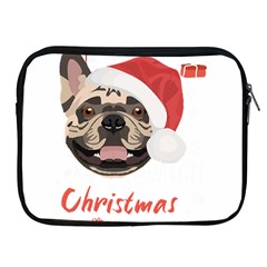 French Bulldog T- Shirt French Bulldog Merry Christmas T- Shirt Apple Ipad 2/3/4 Zipper Cases by ZUXUMI