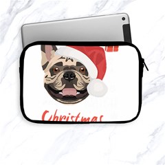 French Bulldog T- Shirt French Bulldog Merry Christmas T- Shirt Apple Ipad Mini Zipper Cases by ZUXUMI