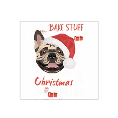 French Bulldog T- Shirt French Bulldog Merry Christmas T- Shirt Satin Bandana Scarf 22  X 22  by ZUXUMI