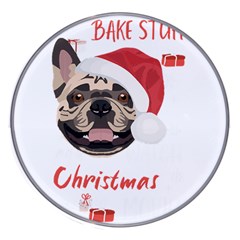 French Bulldog T- Shirt French Bulldog Merry Christmas T- Shirt Wireless Fast Charger(white) by ZUXUMI