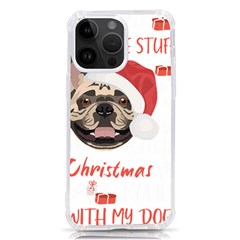 French Bulldog T- Shirt French Bulldog Merry Christmas T- Shirt Iphone 14 Pro Max Tpu Uv Print Case by ZUXUMI