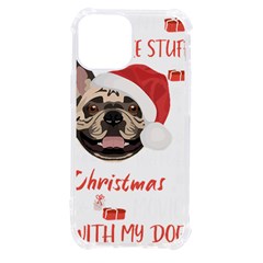 French Bulldog T- Shirt French Bulldog Merry Christmas T- Shirt Iphone 13 Mini Tpu Uv Print Case by ZUXUMI