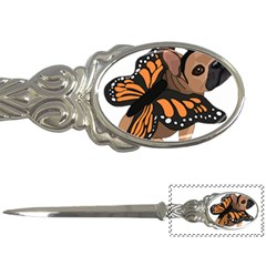 French Bulldog T- Shirt Frenchie Butterfly T- Shirt Letter Opener by ZUXUMI