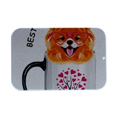 Pomeranian Dog T-shirtcute Pomeranian Dog Peeking Out Of A Mug T-shirt Open Lid Metal Box (silver)   by EnriqueJohnson