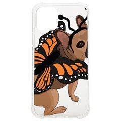 French Bulldog T- Shirt Frenchie Butterfly T- Shirt Iphone 12/12 Pro Tpu Uv Print Case