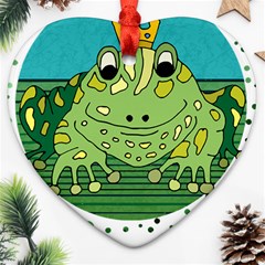 Frog Lovers Gift T- Shirtfrog T- Shirt Ornament (heart) by ZUXUMI