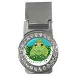 Frog Lovers Gift T- Shirtfrog T- Shirt Money Clips (CZ)  Front