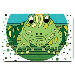 Frog Lovers Gift T- Shirtfrog T- Shirt Large Doormat by ZUXUMI