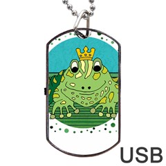 Frog Lovers Gift T- Shirtfrog T- Shirt Dog Tag Usb Flash (one Side) by ZUXUMI