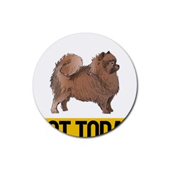 Pomeranian T-shirtnope Not Today Pomeranian 24 T-shirt Rubber Coaster (round) by EnriqueJohnson