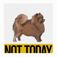 Pomeranian T-shirtnope Not Today Pomeranian 24 T-shirt Medium Glasses Cloth (2 Sides) by EnriqueJohnson