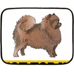 Pomeranian T-shirtnope Not Today Pomeranian 24 T-shirt Two Sides Fleece Blanket (mini) by EnriqueJohnson