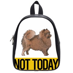 Pomeranian T-shirtnope Not Today Pomeranian 24 T-shirt School Bag (small) by EnriqueJohnson