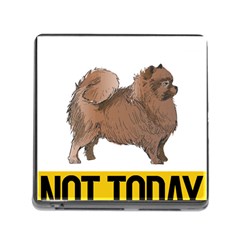 Pomeranian T-shirtnope Not Today Pomeranian 24 T-shirt Memory Card Reader (square 5 Slot) by EnriqueJohnson