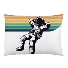 Funny Astronaut In Space T- Shirt Astronaut Relaxing In The Stars T- Shirt Pillow Case by ZUXUMI