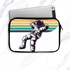 Funny Astronaut In Space T- Shirt Astronaut Relaxing In The Stars T- Shirt Apple Ipad Mini Zipper Cases by ZUXUMI