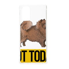 Pomeranian T-shirtnope Not Today Pomeranian 24 T-shirt Samsung Galaxy Note 20 Tpu Uv Case by EnriqueJohnson