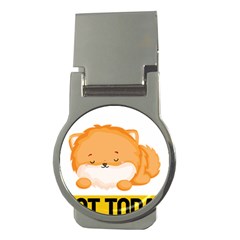 Pomeranian T-shirtnope Not Today Pomeranian 31 T-shirt Money Clips (round)  by EnriqueJohnson