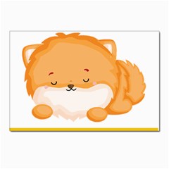 Pomeranian T-shirtnope Not Today Pomeranian 31 T-shirt Postcards 5  X 7  (pkg Of 10) by EnriqueJohnson