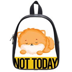 Pomeranian T-shirtnope Not Today Pomeranian 31 T-shirt School Bag (small) by EnriqueJohnson