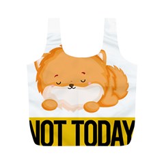 Pomeranian T-shirtnope Not Today Pomeranian 31 T-shirt Full Print Recycle Bag (m) by EnriqueJohnson