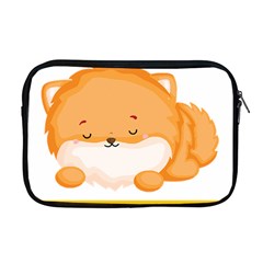 Pomeranian T-shirtnope Not Today Pomeranian 31 T-shirt Apple Macbook Pro 17  Zipper Case by EnriqueJohnson