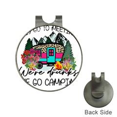 Funny Camping Sayings T- Shirt Funny Camping T- Shirt Hat Clips With Golf Markers by ZUXUMI