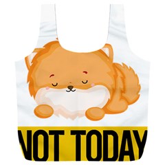 Pomeranian T-shirtnope Not Today Pomeranian 31 T-shirt Full Print Recycle Bag (xxl) by EnriqueJohnson