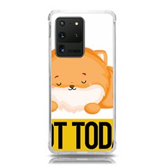 Pomeranian T-shirtnope Not Today Pomeranian 31 T-shirt Samsung Galaxy S20 Ultra 6 9 Inch Tpu Uv Case by EnriqueJohnson