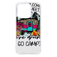 Funny Camping Sayings T- Shirt Funny Camping T- Shirt Iphone 14 Pro Tpu Uv Print Case by ZUXUMI