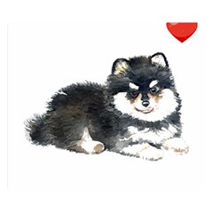 Pomeranian T-shirtsteal Your Heart Pomeranian 52 T-shirt Two Sides Premium Plush Fleece Blanket (small) by EnriqueJohnson