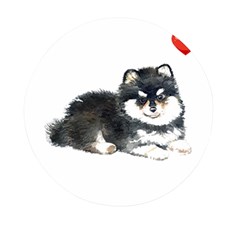 Pomeranian T-shirtsteal Your Heart Pomeranian 52 T-shirt Mini Round Pill Box by EnriqueJohnson